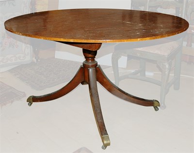 Lot 1175 - George III Style Banded Mahogany Pedestal...