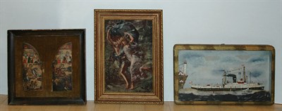 Lot 1180 - Group of Eight Pictures and Wall Plaques...