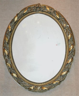 Lot 1188 - Neoclassical Style Gilt-Wood Oval Mirror...