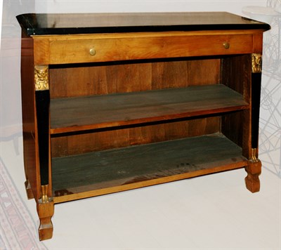 Lot 1241 - Empire Style Fruitwood Single-Drawer Open...