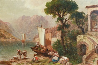 Lot 1012 - Granville Perkins American, 1830-1895 Peasants...