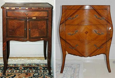 Lot 1288 - Transitional Louis XV/XVI Style Mahogany Side...