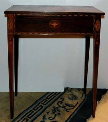 Lot 1319 - George III Style Rosewood and Mahogany Lift...