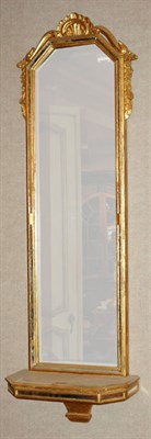 Lot 1322 - Gilt and Mirror Framed Pier Mirror Height 52...