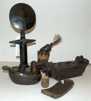 Lot 1340 - Group of Tribal Carved Wood Works of Art...