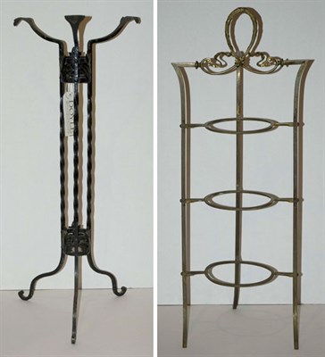Lot 1349 - Two Metal Stands