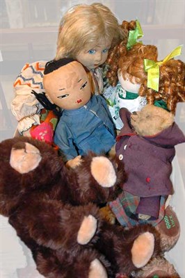 Lot 1362 - Group of Dolls and Stuffed Animals Including...