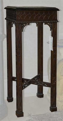 Lot 1373 - George III Style Marble Top Mahogany Plant...