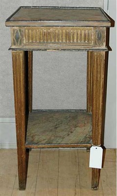 Lot 1374 - Neoclassical Style Painted Two-Tier Side Table...