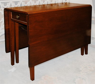 Lot 1417 - George III Style Mahogany Drop-Leaf Table...