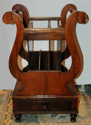 Lot 1422 - Late Victorian Rosewood Lyre-Form Sheet Music...