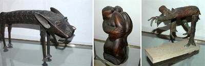 Lot 1424 - Group of Six Abstract Figural Decorations...