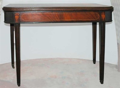 Lot 1461 - George III Style Mahogany Fold-Over Tea Table...