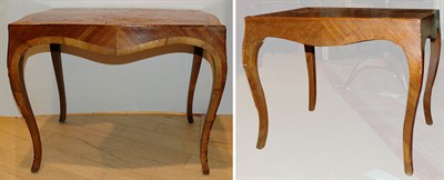 Lot 1469 - Two Continental Parquetry Inlaid Olive Wood...