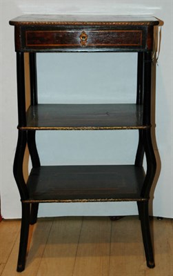 Lot 1501 - Late Victorian Brass Mounted Parquetry Inlaid...