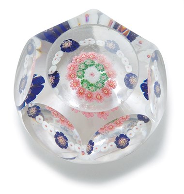 Lot 4233 - Clichy Faceted Glass Concentric Circles...