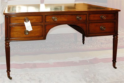 Lot 1522 - Louis XVI Style Leather Top Fruitwood Desk...