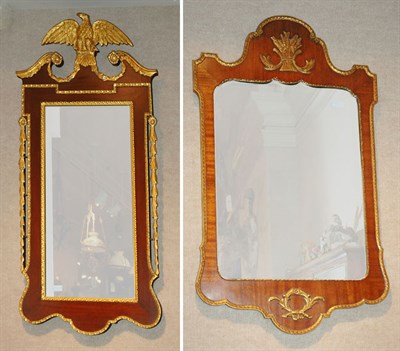 Lot 1541 - Two Federal Style Parcel Gilt Mahogany Looking...