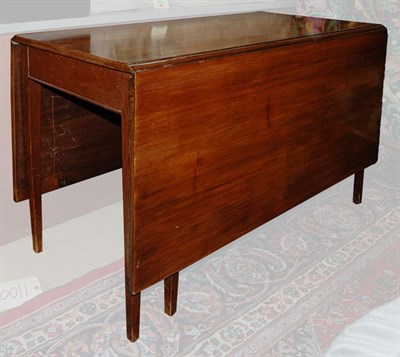 Lot 1545 - George III Style Mahogany Drop-Leaf Table...