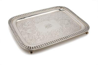 Lot 2254 - American Coin Silver Footed Tray Hayden &...