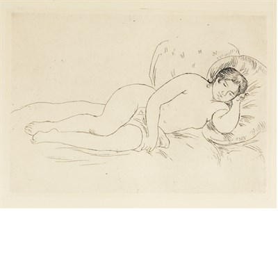 Lot 368 - Pierre-Auguste Renoir FEMME NUE COUCHEE...