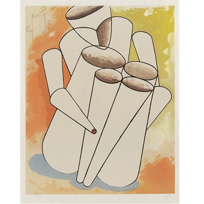 Lot 365 - Man Ray (1890-1976) PERSONNAGE Color...