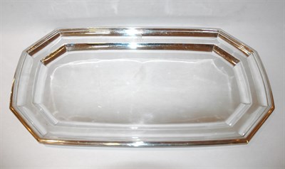 Lot 1266 - French Silver Tray Of shaped rectangular form,...