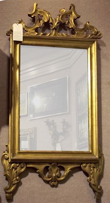 Lot 1552 - Rococo Style Gilt-Wood Mirror Height 44 inches,...