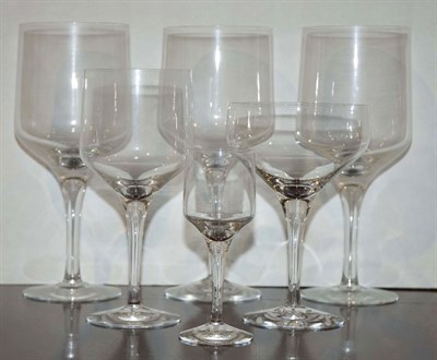 Lot 1554 - Group of Colorless Glass Stemware...