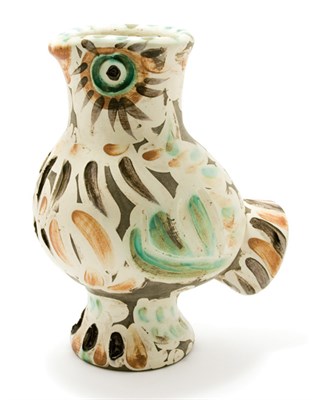 Lot 3389 - Pablo Picasso WOOD-OWL (A.R. 602) Painted and...