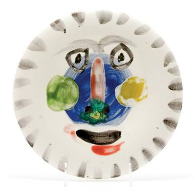 Lot 3387 - Pablo Picasso FACE NO. 202 (A.R. 495) Painted...