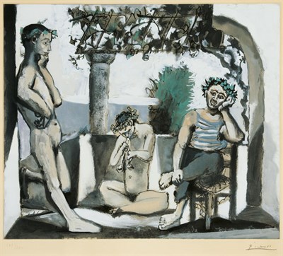 Lot 357 - After Pablo Picasso [BACCHANALE] Color...