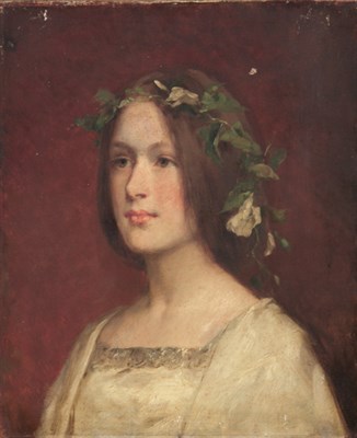 Lot 2020 - Manner of Julian Alden Weir Portrait of a...