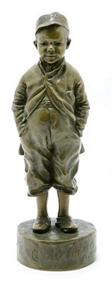 Lot 4532 - Bronze Figure of a Young Boy C'Est Mi After a...