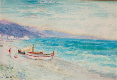 Lot 39 - John MacWhirter American, 1839-1911 Coastal...