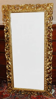 Lot 195 - Rococo Style Gilt-Wood Mirror Late 19th...