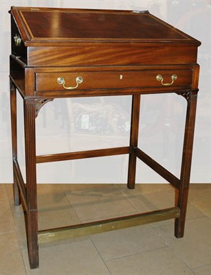 Lot 144 - George III Style Mahogany Clerk's Desk...