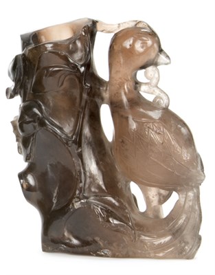 Lot 173 - Chinese Smokey Quartz Vase Early 20th century...