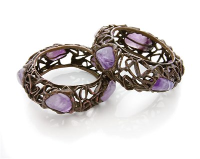 Lot 290 - Pair of Yves Saint Laurent Bracelets