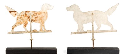 Lot 2217 - Sheet Iron Spaniel Weathervane Height 30...