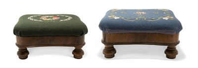 Lot 2157 - Pair of American Mahogany Needlepoint...
