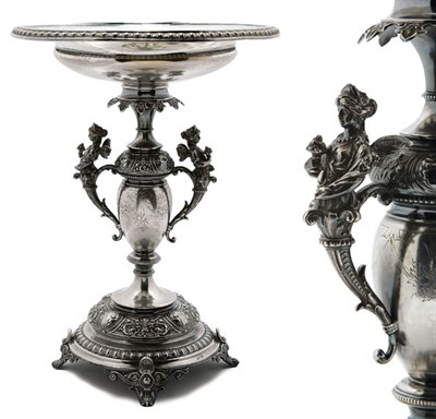 Lot 4313 - Continental Silver Centerpiece Late 19th/early...