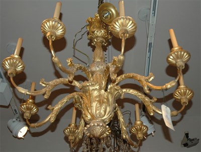Lot 382 - Neoclassical Style Gilt-Wood Eight-Light...