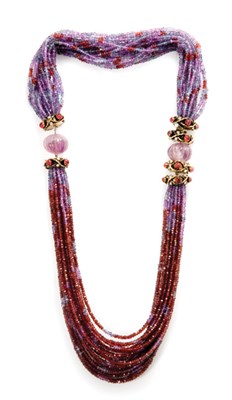 Lot 267 - Iradj Moini Multi-Strand Necklace Small...