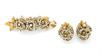 Lot 245 - Miriam Haskell Demi-Parure American, 1950s The...