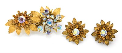Lot 244 - Miriam Haskell Demi-Parure American, circa...