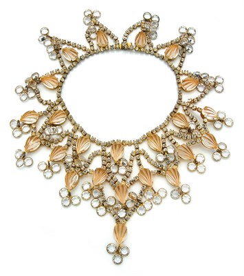 Lot 248 - Kenneth Jay Lane Bib Necklace American, 1960s...