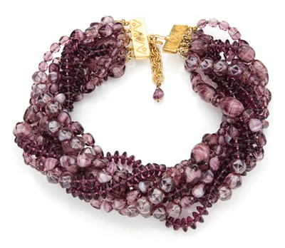 Lot 250 - Sarah Lisler Torsade Necklace Eight strands of...