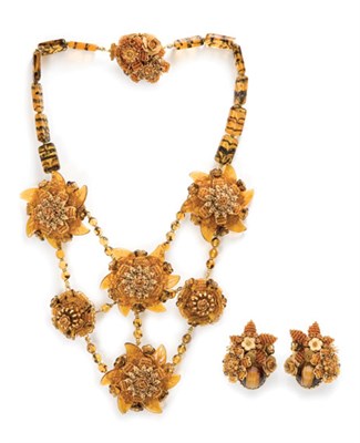 Lot 259 - Stanley Hagler Necklace and Earrings American,...