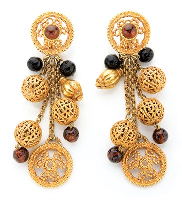Lot 276 - Dominique Aurientis Chandelier Earrings France,...